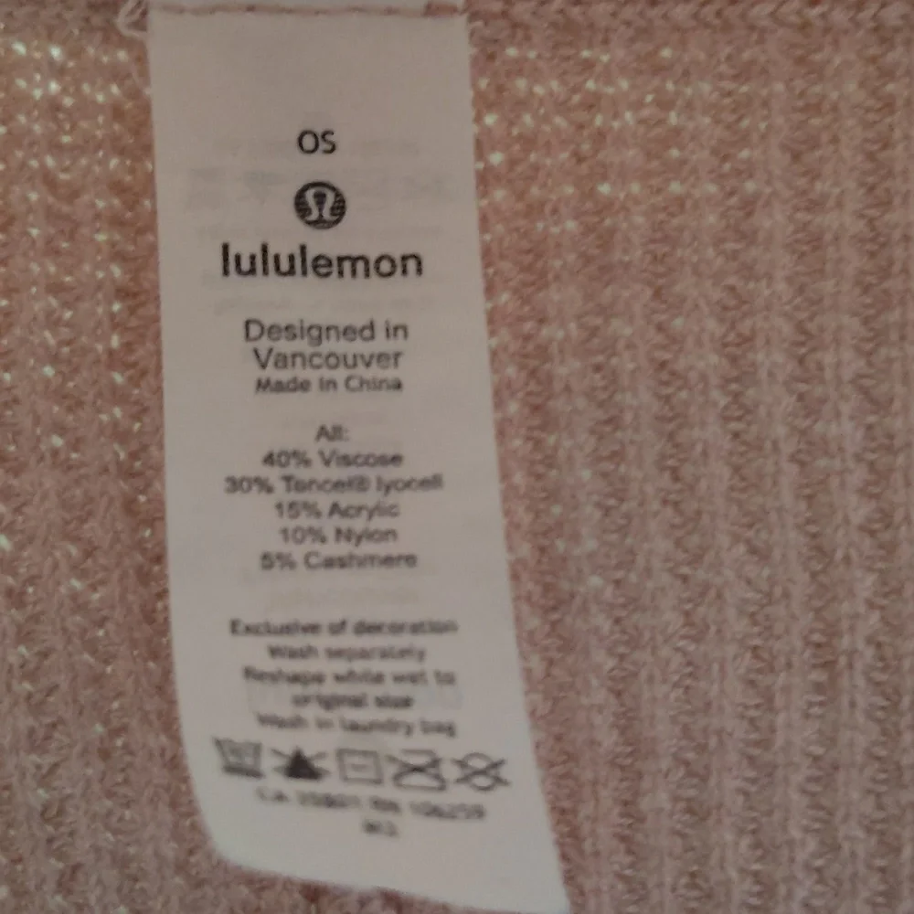 lululemon athletica Mauve Poncho Sweater Size Os - Picture 2 of 7